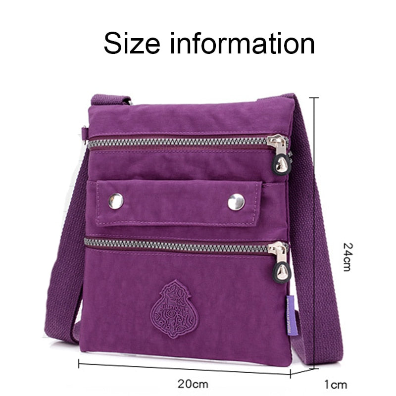 Women Messenger Bags Ladies Waterproof Nylon Handbag Female Shoulder Bag Ladies Crossbody Bags Purses Bolsa Sac A Main