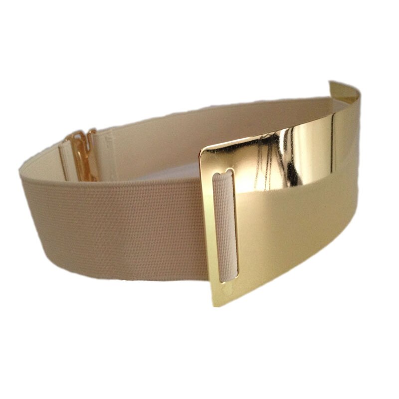 Hot Designer Belts for Woman Gold Silver Brand Belt Classy Elastic ceinture femme 5 color belt ladies Apparel Accessory bg-1368