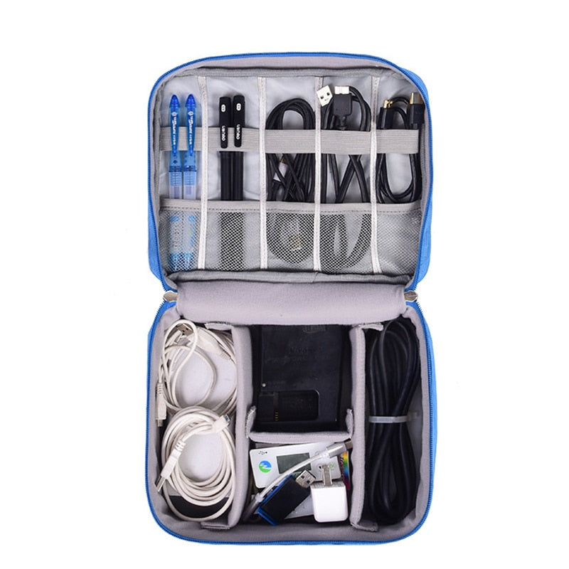 Travel accessories Packing Cubes Digital Charger Accessories Package USB Cable Organizer Gadget Computer data cable storage bag