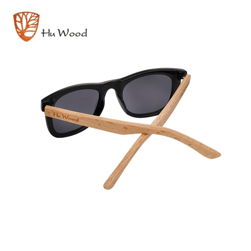 HU WOOD Brand Design Children Sunglasses Multi-color Frame Wooden Sunglasses for Child Boys Girls Kids Sunglasses Wood GR1001