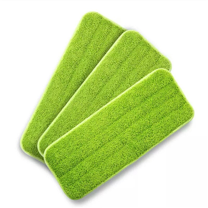 Spray Mop pads 2PCS/set Fiber Mop Head Floor cleaning cloth Paste The Mop To Replace Cloth Household Cleaning Mop Accessories