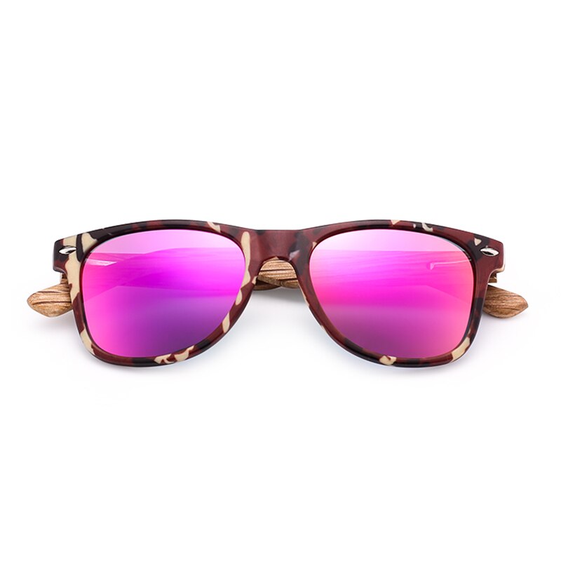 HU WOOD boy's Wood kids Sunglasses Goggle Eyewear Accessories For Girls Rectangle Sun Glasses Mirror uv400 Lens GR1005