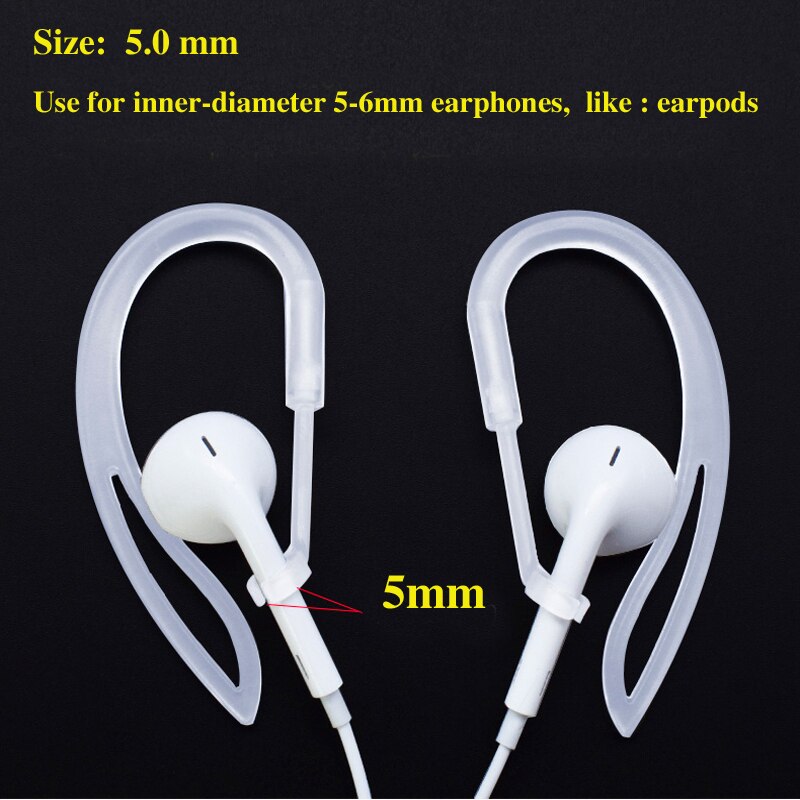 Bluetooth Earphone silicone Earhook for airpods 1/2 earpods Loop Clip Headset Ear Hook Replacement Headphone Accessories