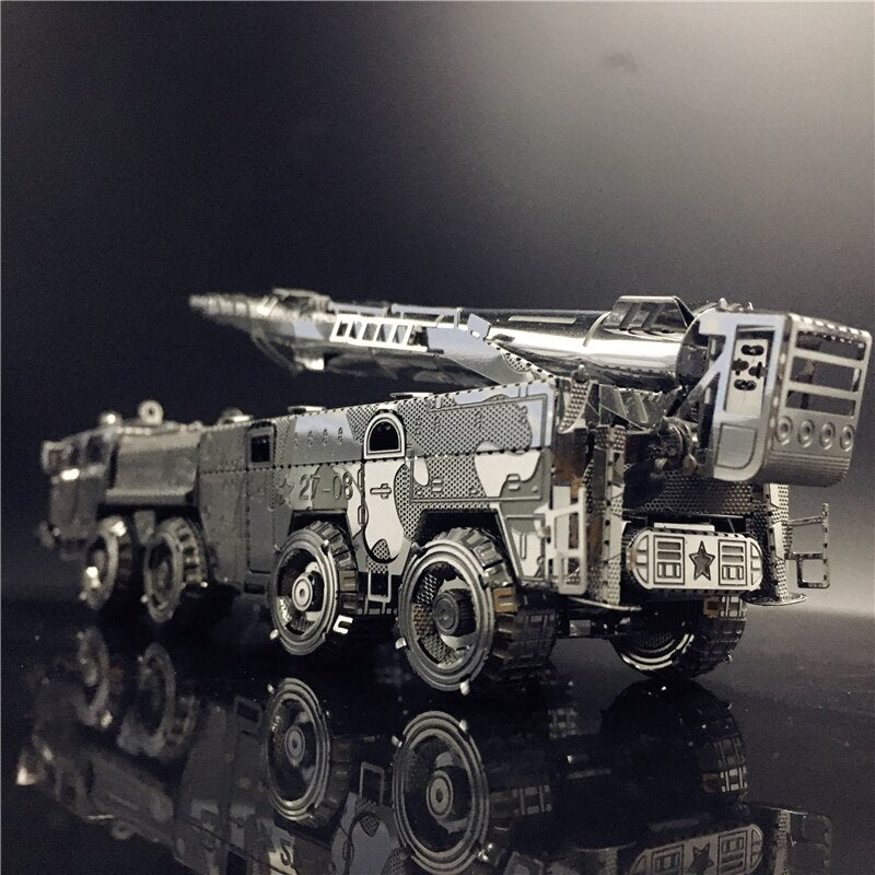 MMZ MODEL NANYUAN 3D Metal model kit Assembly Model DF-11 MISSILE CARRIER 2 Sheets Puzzle  DIY TOYS Gift Chinese military