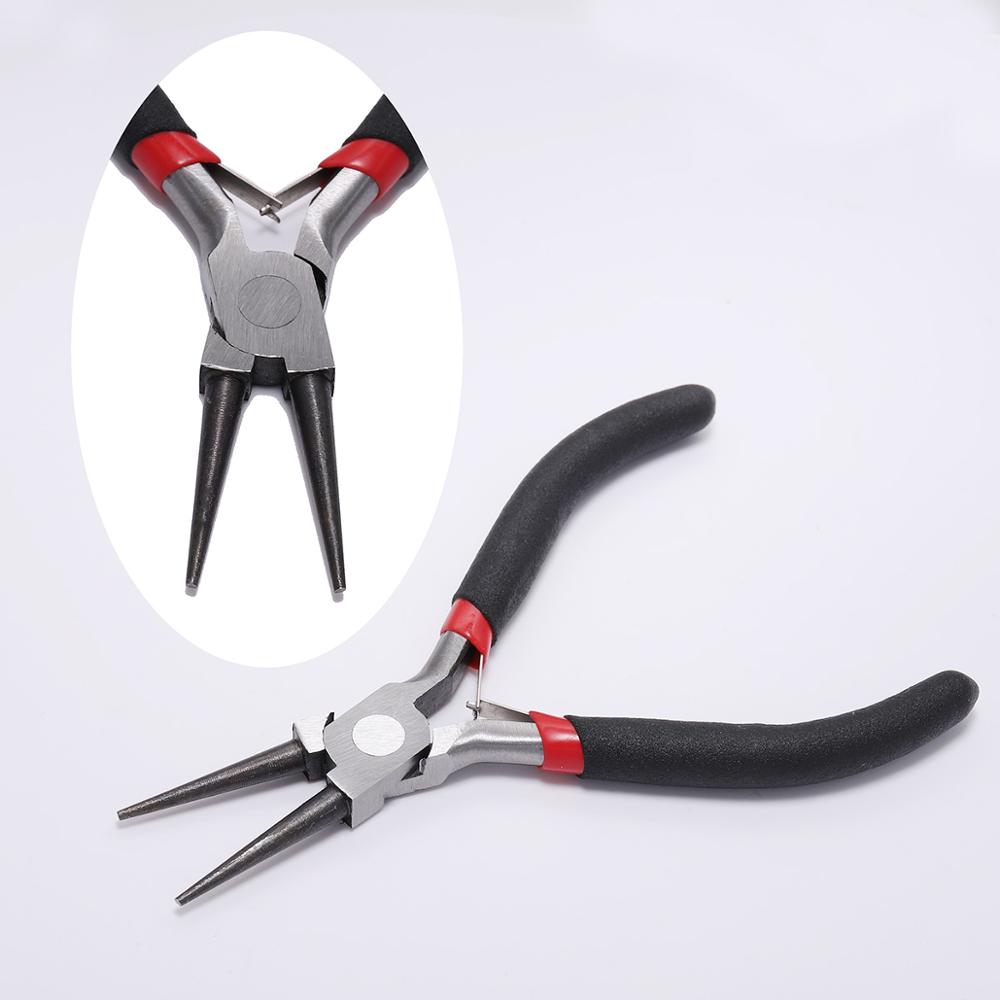 Ferronickel Carbon-Hardened Steel Round Nose End Cutting Jewlery Pliers Tools DIY Equipment Pliers Fit Handcraft Beadwork Repair.