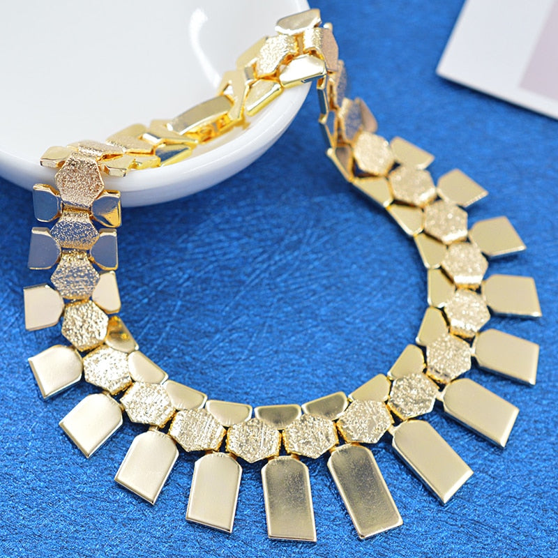 Sunny Jewelry Bohemia Jewelry Collar Jewelry Set Fashion Necklace Earrings Bracelet Set For Women For Wedding Jewelry Findings