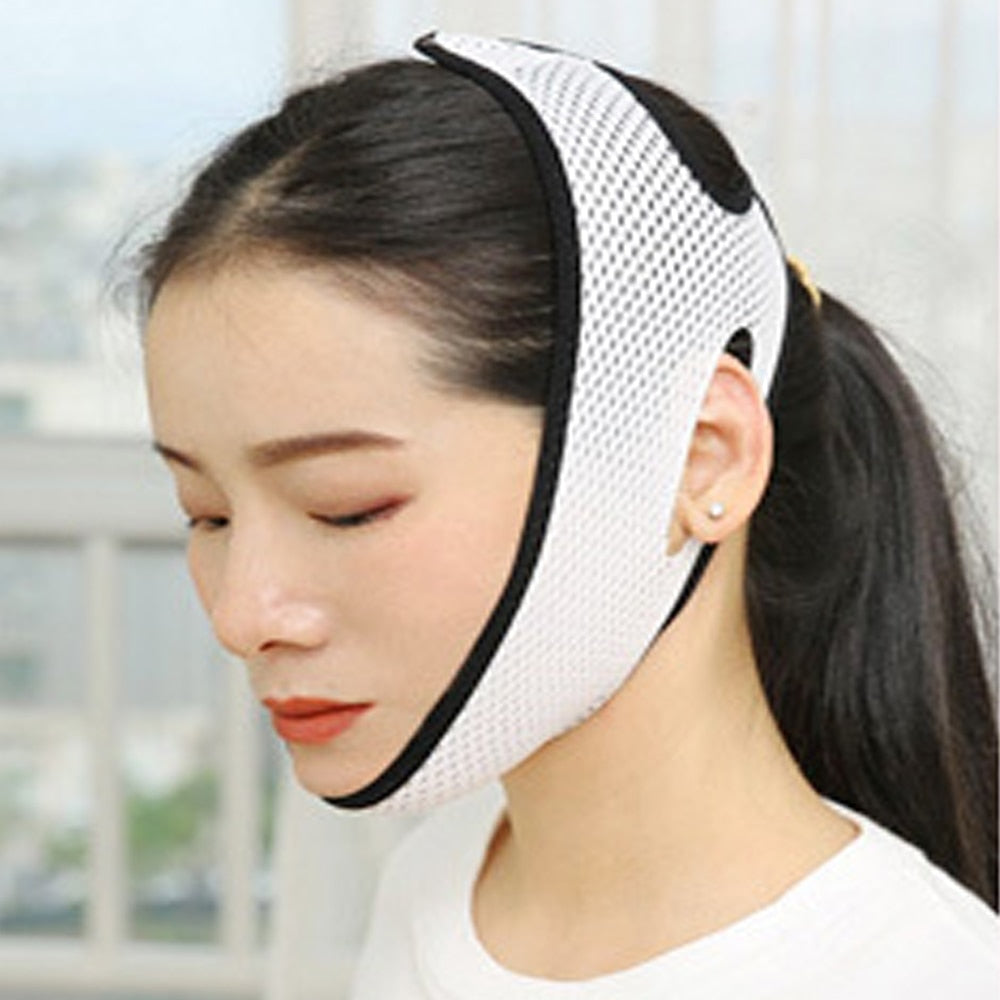 Women Reduce Double Chin Thin Face Anti Wrinkle Face Slimming Bandage Facial Massager Face-Lift Belt