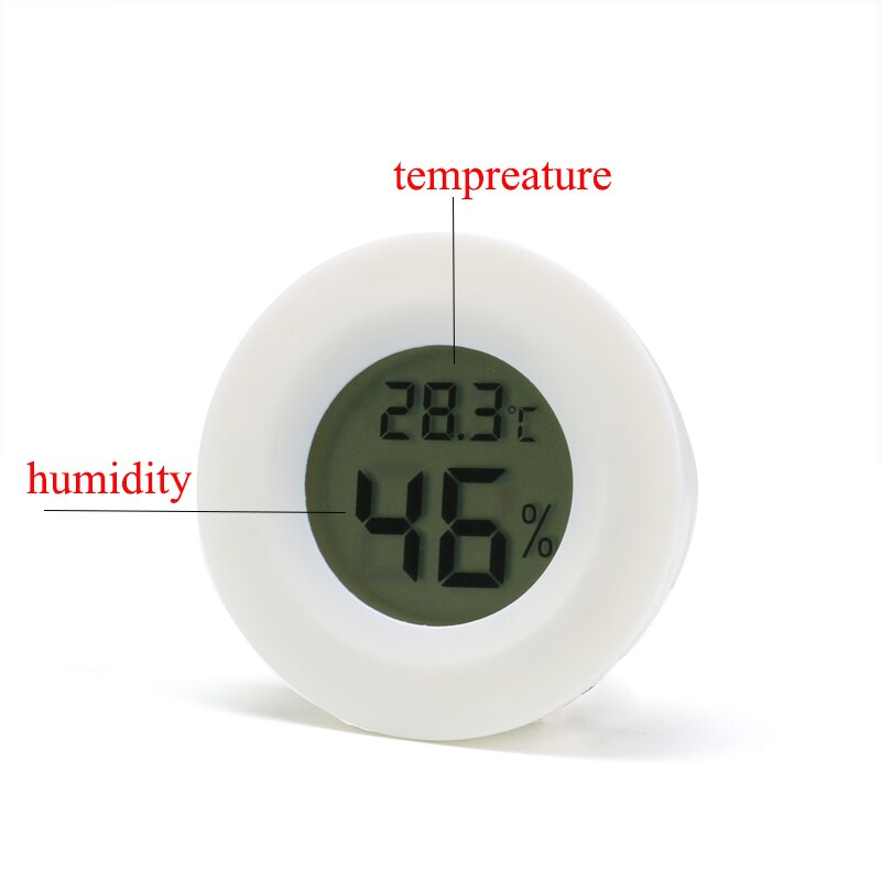 High Accurately Digital Thermometer Hygrometer Meter For Reptile Turtle Terrarium Aquarium Tank Accessories Temperature Humidity