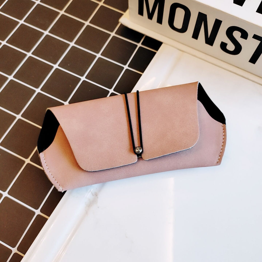 Sen Maries PU Leather Sunglasses Pouch Bag Eyeglasses Case Women Men Support Customized Logo Portable Glasses Cover Bags Box