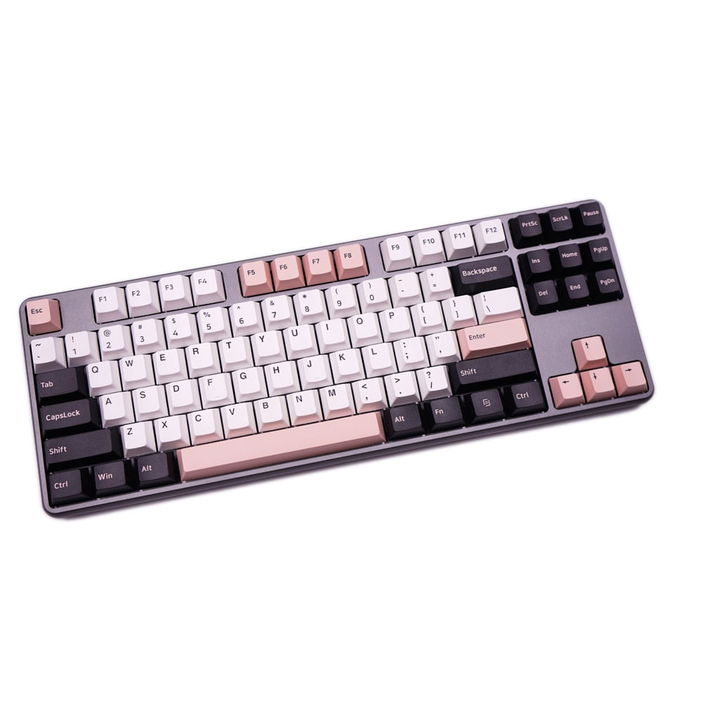 GMKY 176 KEYS Cherry Profile Olivia Keycap DOUBLE SHOT Thick PBT Keycaps FOR MX Switch Mechanical Keyboard