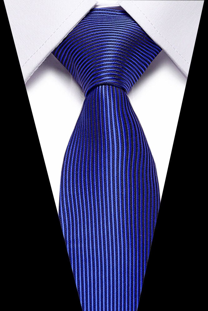 Luxury Wedding Ties 7.5cm Men's Classic Tie Silk Jacquard Woven Tie Set Business Necktie Accessories Men Necktie