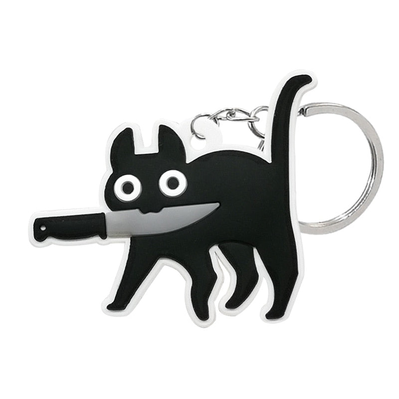 kids 1pcs PVC key ring cute animal Cartoon Keychain Lovely Mini dog frog cat shape Key holder fit women men kids keys accessories