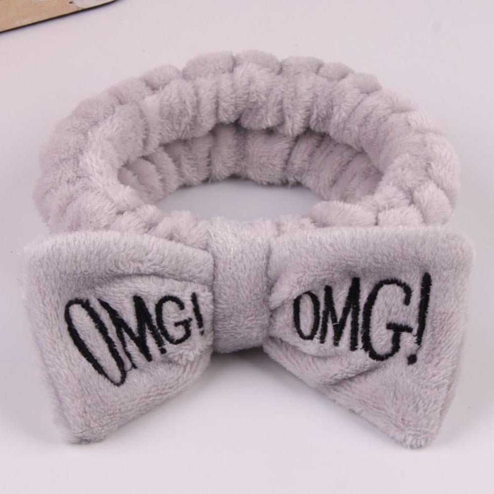 2021 New Arrival Women Head Wrap Soft Coral Fleece Makeup Headband Washing Face Turban OMG Bow Fashion Hairband Hair Accessories