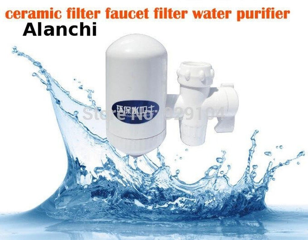 Alanchi Portable Ceramic Filter Faucet Filter Water Purifier,water Filter Alkaline  Water Ionizer Removes 99% Contaminants