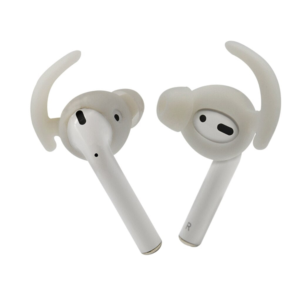 1 Pair Soft Silicone Replacement In-Ear Pro Anti-Slip Eartips Cover Case for AirPods 1 2 EarPods Headphones Eraphone Accessories