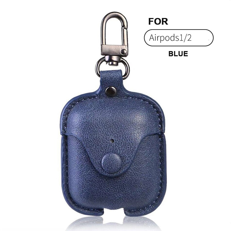 3D Headphone Case For Airpods Pro 3 Case Leather Luxury Genuine Cover For Apple Air Pods 2 1 Cases Earpods Earphone Bags Straps