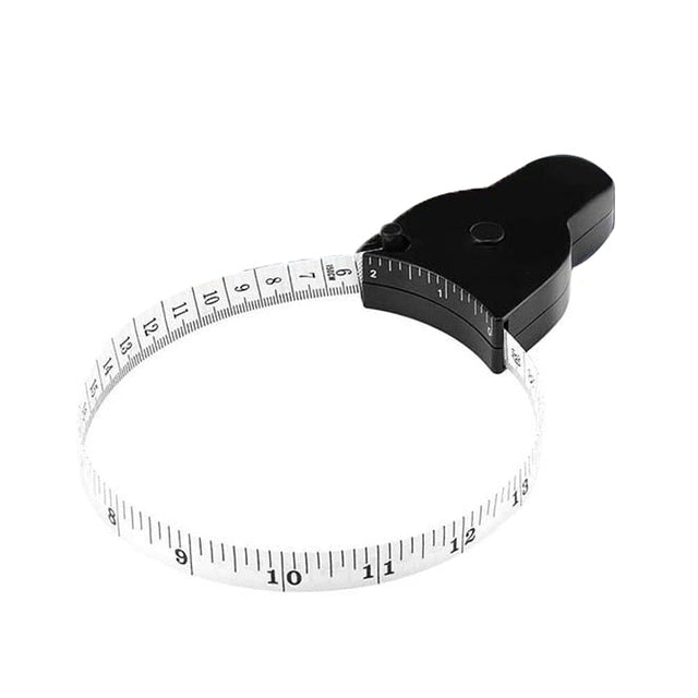 Automatic Telescopic Circle Ruler 150cm/60 Inch Self-tightening Measure Tape Body Waist Keep Fit Sewing Tailor Measurement Tools