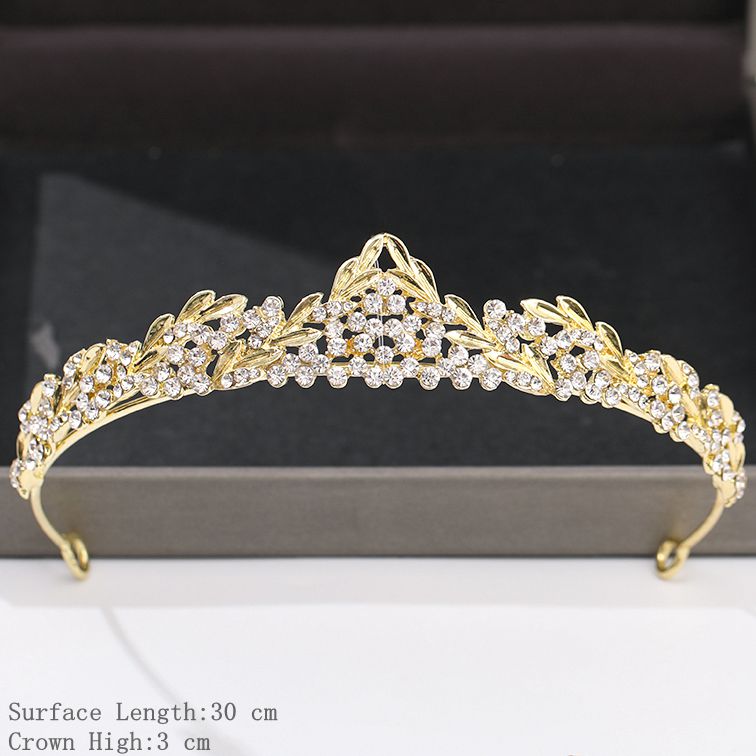 Silver Color Crown and Tiara Hair Accessories For Women Wedding Accessories Crown For Bridal Crystal Rhinestone Diadema Tiara