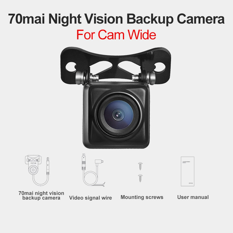 70mai HD CAM &Night Vision Cam for 70mai Car DVR Wide Rearview Stream Media Dash Cam Only for D07