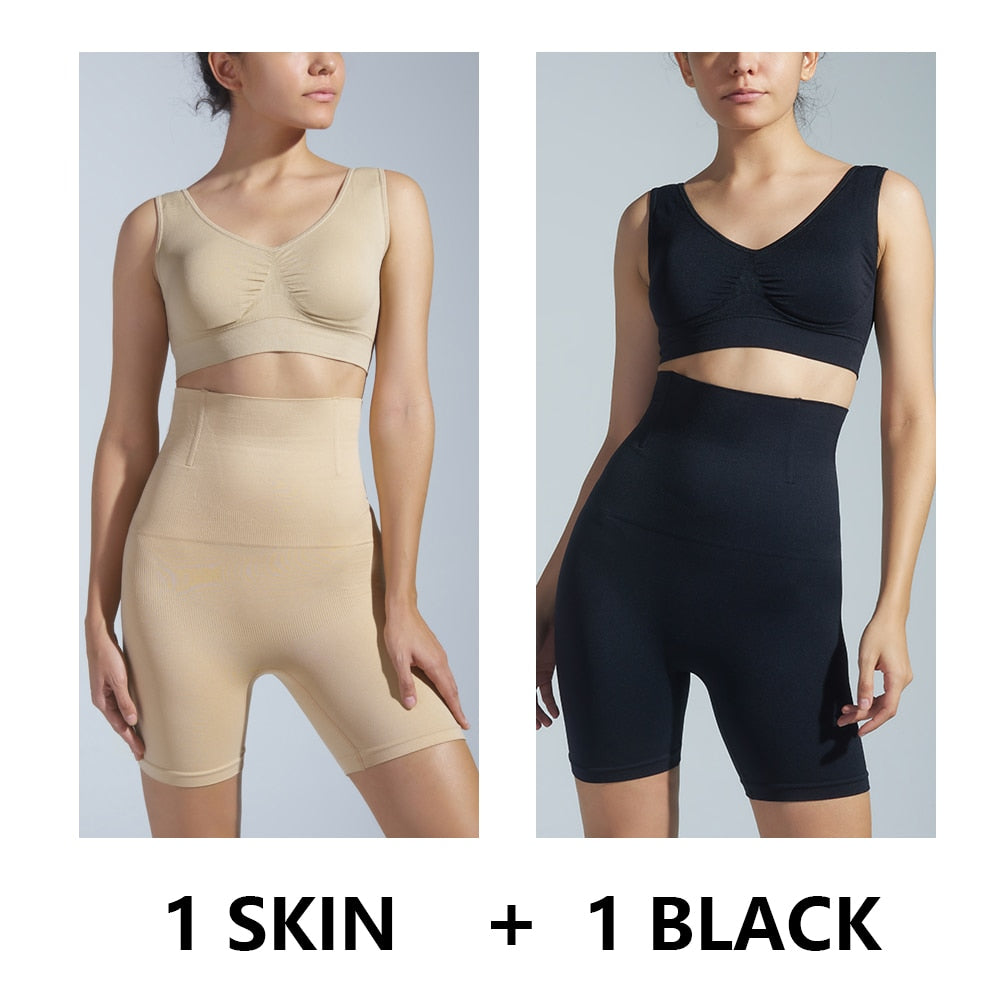 CH-0012 High Waist Non-slip Shaper Shorts Large Size Shapewear Underwear