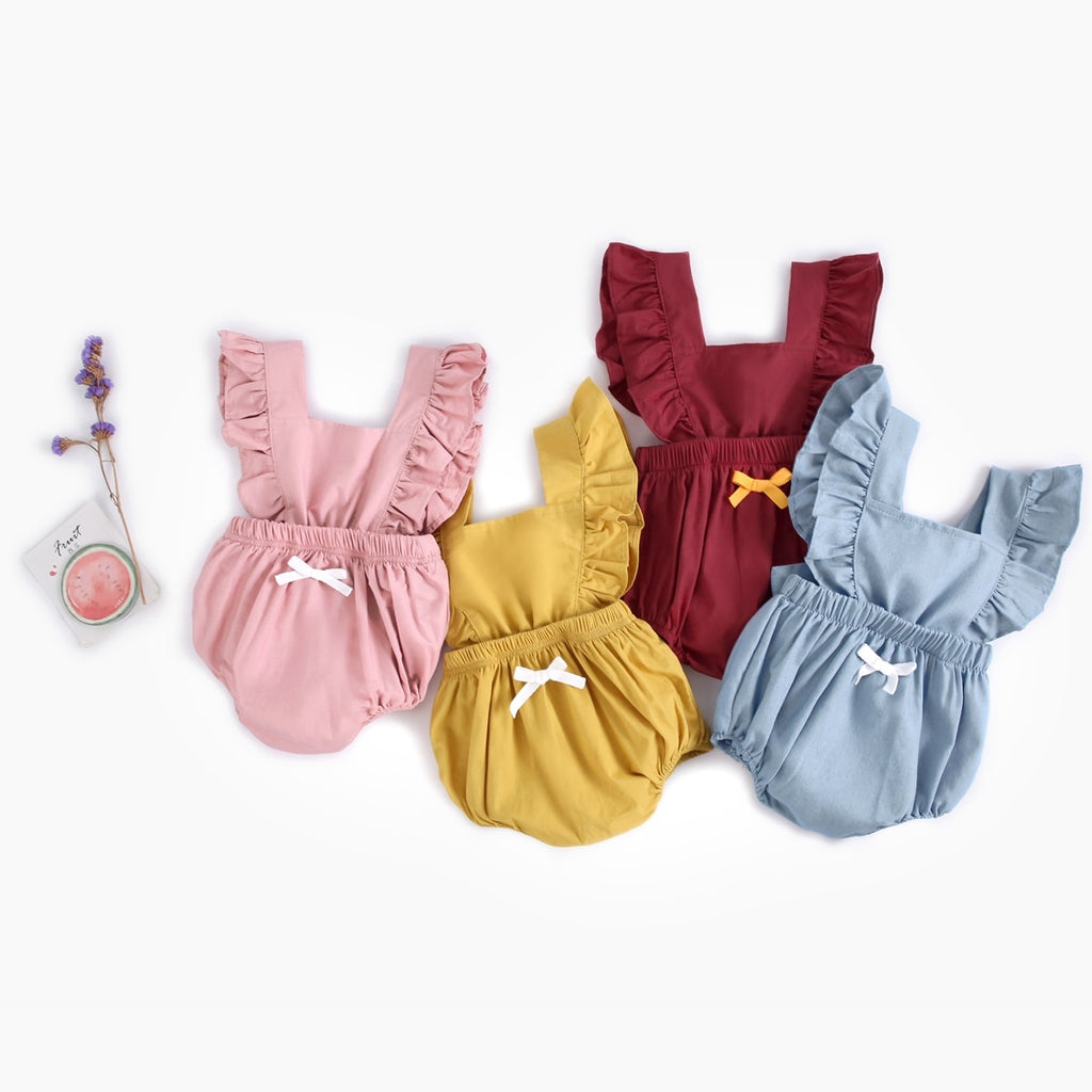 Baby Girls Bodysuits Cotton Baby Princess Girl Clothing for Newborn Cute Summer Baby Bodysuit.