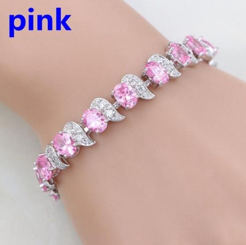 Women Delicate Crystal Zircon Tennis Bracelet for Women Elegant Banquet Party Jewelry