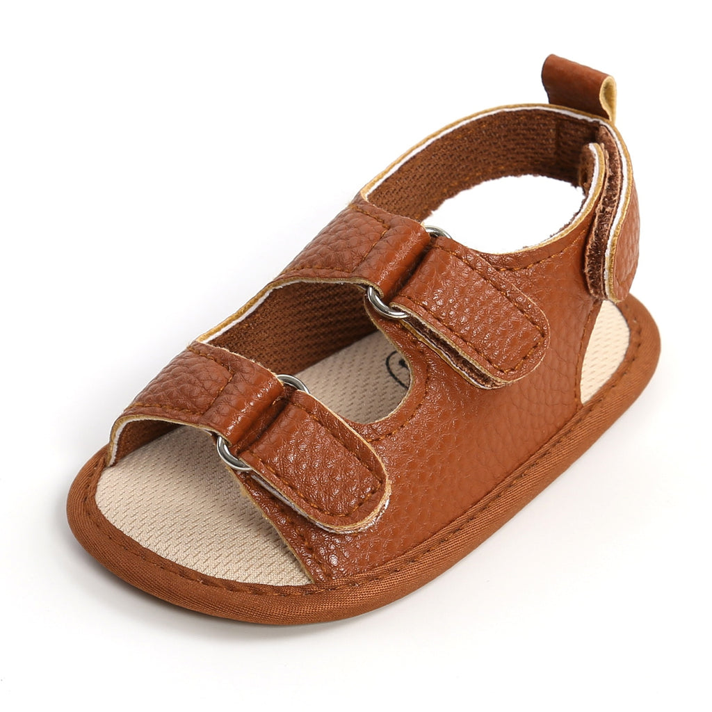 Baby Shoes Summer Baby Boy Girl Shoes Toddler Flats Sandals Soft Rubber Sole Anti-Slip Bowknot Crib First Walker Shoes