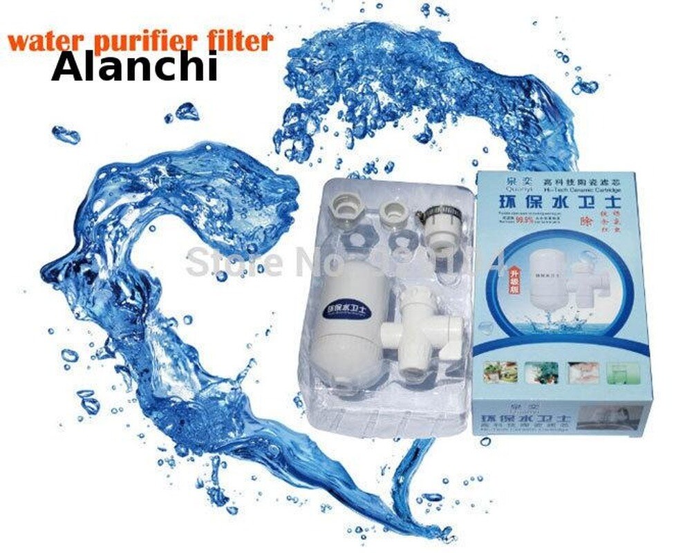 Alanchi Portable Ceramic Filter Faucet Filter Water Purifier,water Filter Alkaline  Water Ionizer Removes 99% Contaminants