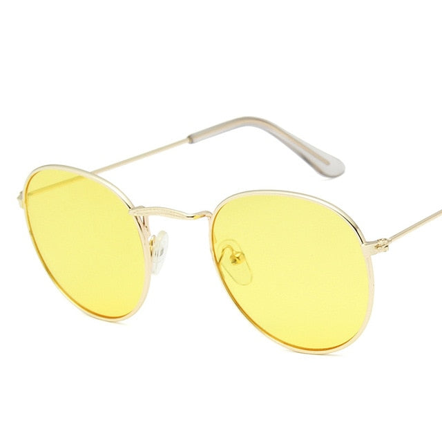 DYTYMJ Small Round Sunglasses Women Brand Designer Retro Glasses Women Mirror Eyeglasses Women/Men Vintage Oculos De Sol Gafas