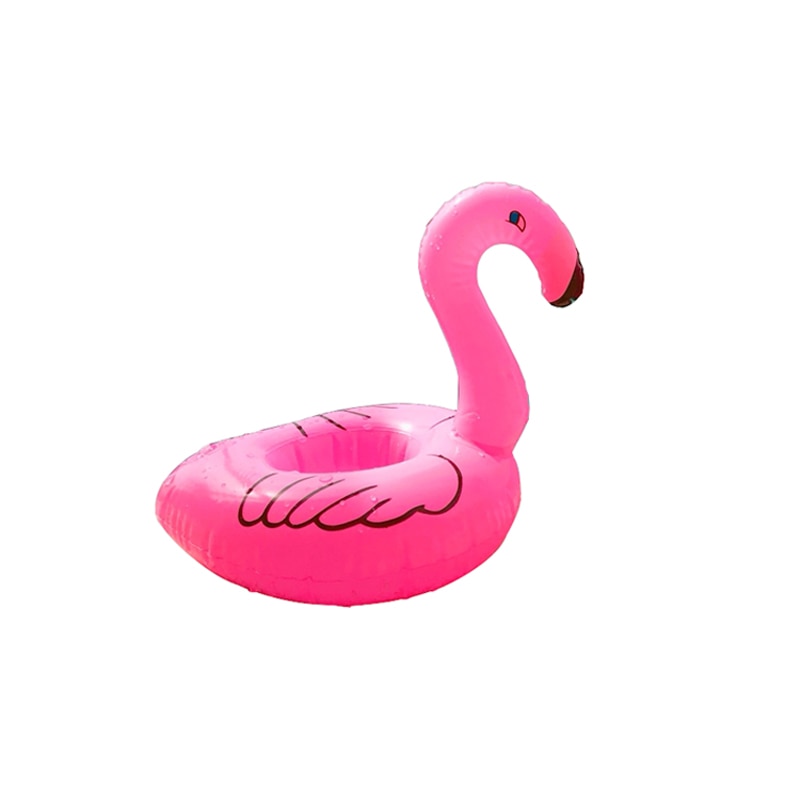 Tropical Flamingo Party Decoration Float Inflatable Drink Cup Holder Garden Pool Hawaii Party Hawaiian Toy Event Party Supplies