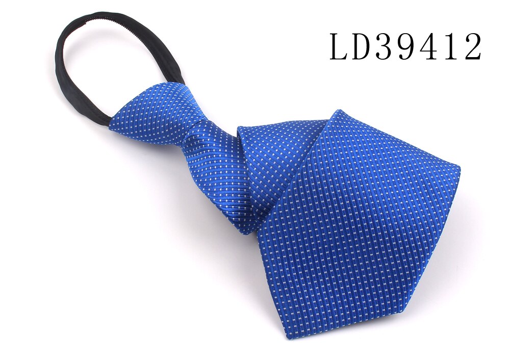 Zipper Tie For Men Women Classic Skinny Neck Tie For Wedding Casual Plaid Mens Neckties Suits Striped Neck Ties Jacquard Cravat