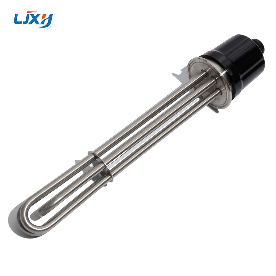 LJXH All 304SS 2"tri Electric Heater Heating Element 3KW/4.5KW/6KW/9KW/12KW 220V380V for Homebrew with clamp