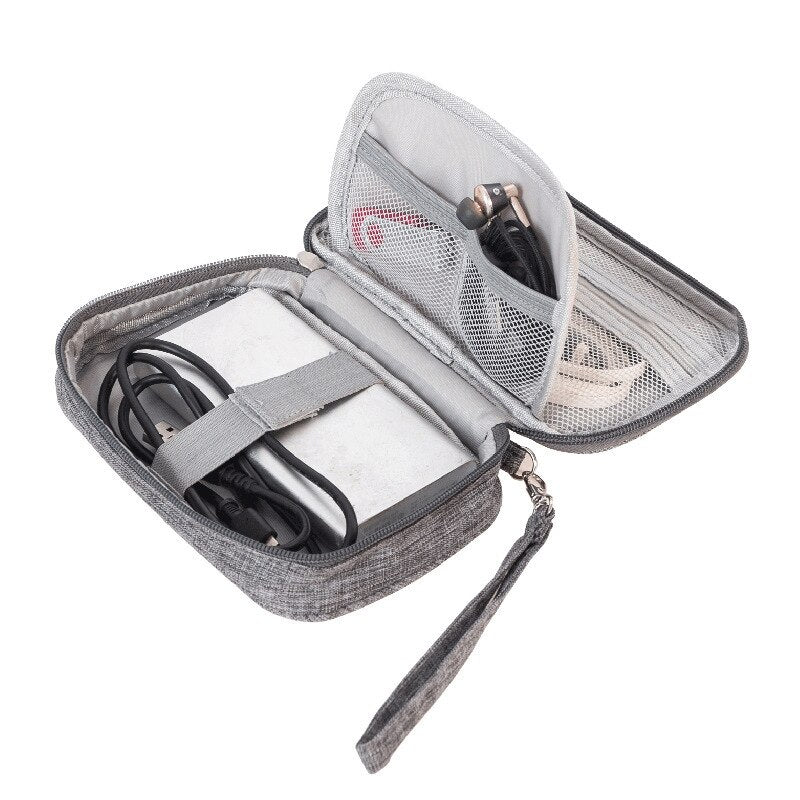 Portable Electronic Gadgets Storage Bags Charger Data Cable Organizer Bag Carrying Mobile Power Waterproof Hanging Organizers