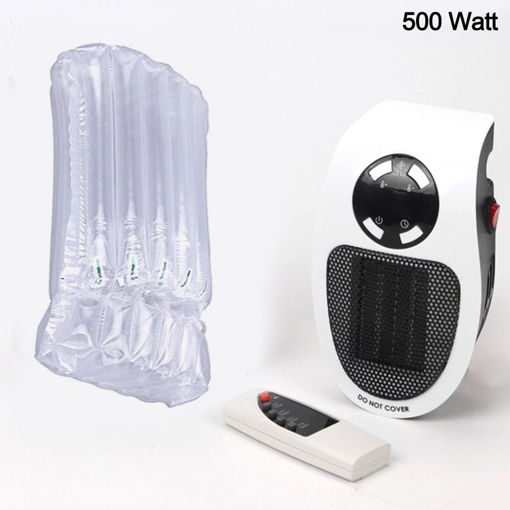 500W Electric Fan Heater For Home Desktop Room Heating Household Wall Heater Portable Heater Stove Radiator Hand Warmer Machine