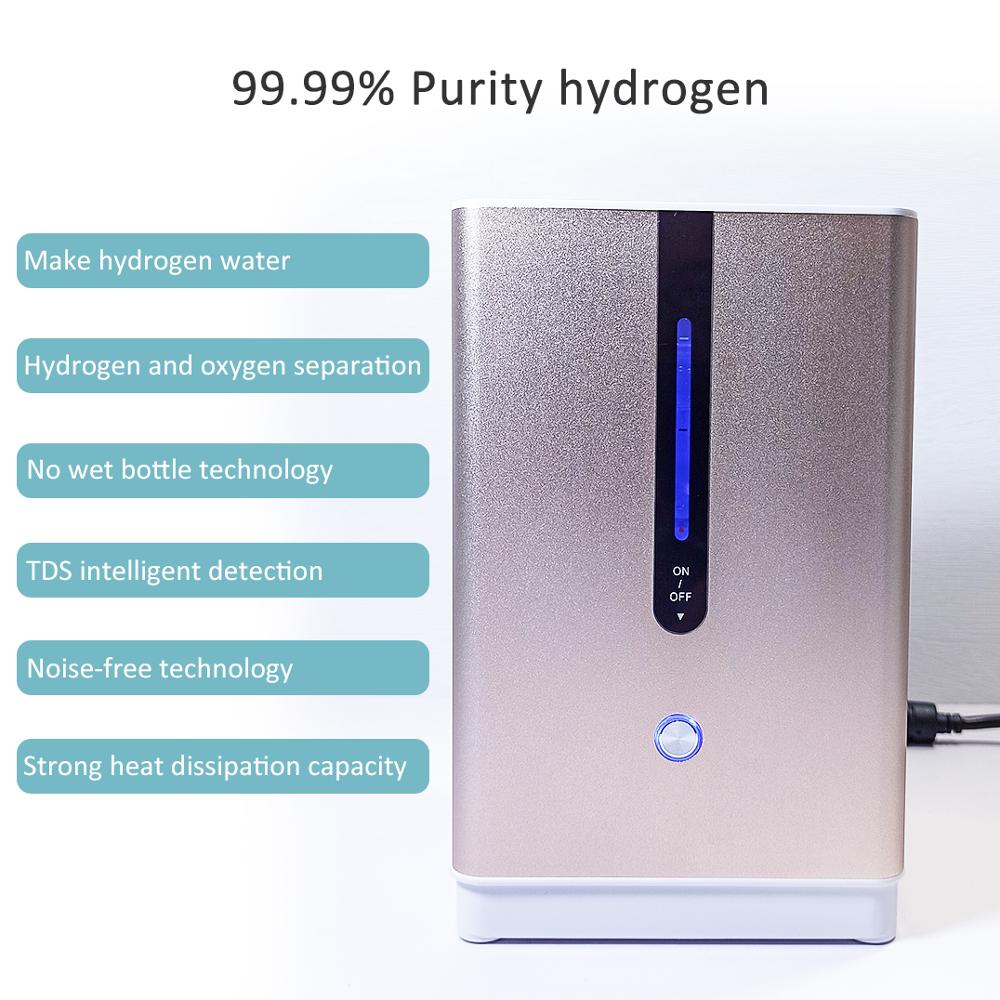 Bluevida 99.99% High Purity Hydrogen Inhalation Machine Low Noise Make Hydrogen Water H2 Inhalation Generator SPE/PEM 150ml/m