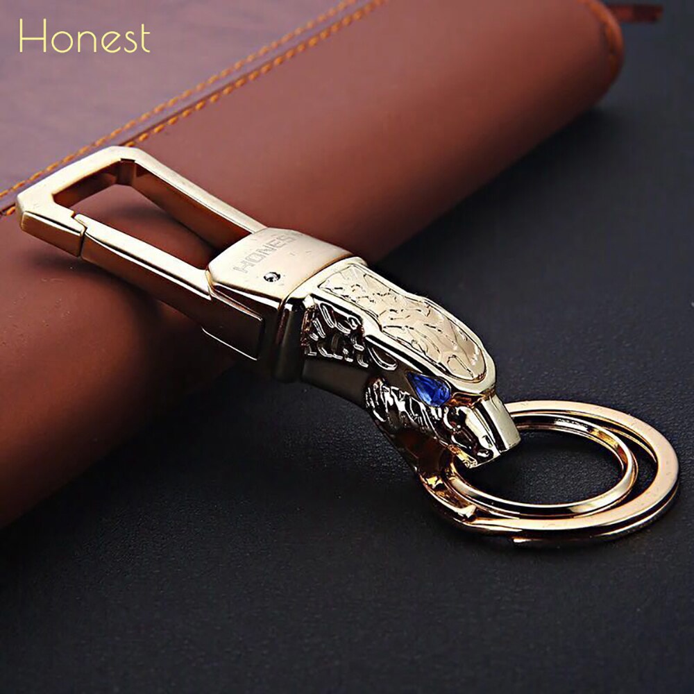 Honest Luxury Key Chain Men Women Car Keychain For Key Ring Holder Jewelry Genuine Leather Rope  Bag Pendant Fathers Day Gift