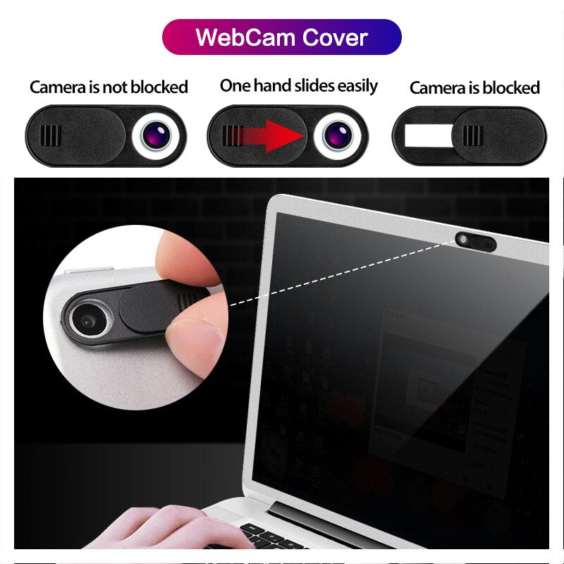 Webcam Cover For Laptops Phone Camera Cover Slider For Ipad Samsung Macbook Tablet Privacy Sticker Lens Shutter For Smartphone