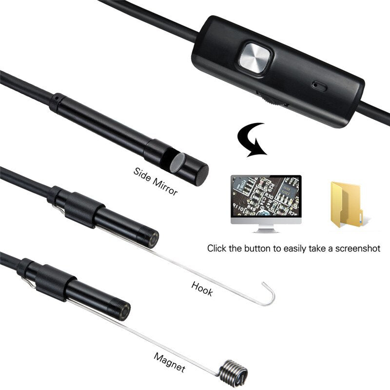 QZT Micro USB Endoscope Camera WIFI Borescope Inspection Camera Waterproof WIFI Mini Endoscope Camera For IPhone Android Phone