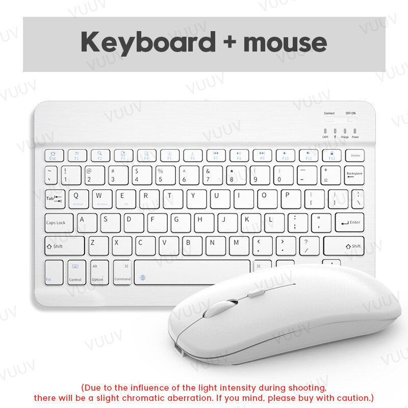 For iPad Keyboard Mouse For iPad Air 3 4 7th 8th Generation Pro 11 12.9 Bluetooth-compatible Keyboard For Android Windows Tablet