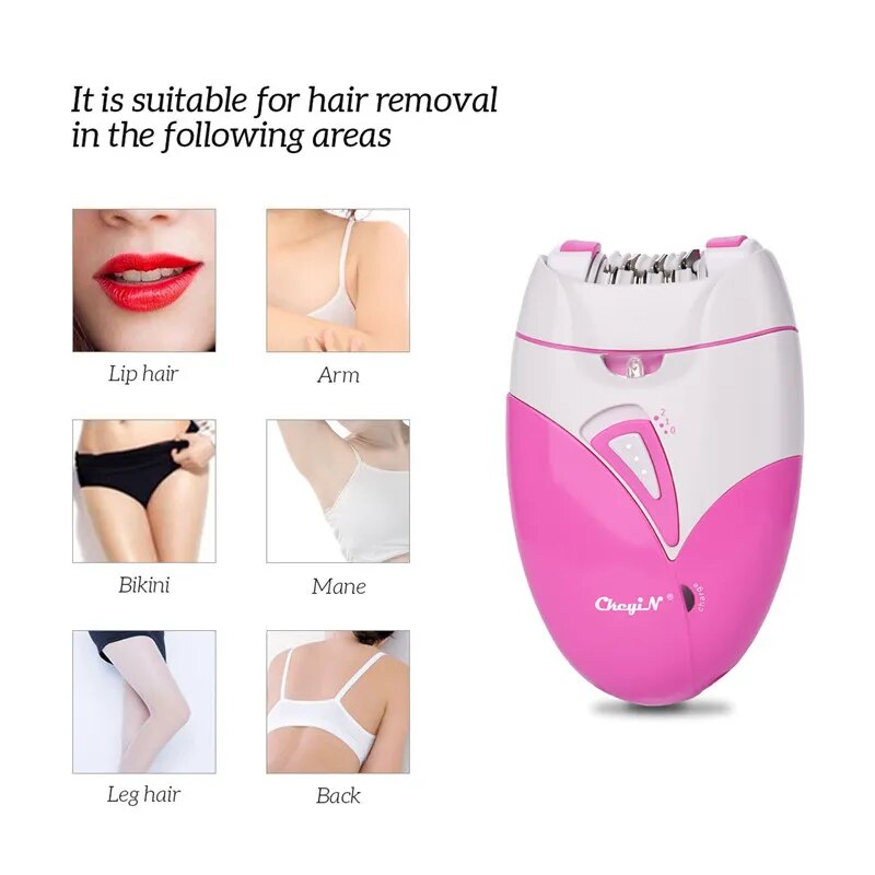 Ckeyin USB Rechargable Women Epilator Body Leg Hair Removal Depilator Shaver Female Electric Shaving Apparatu Depilation Machine