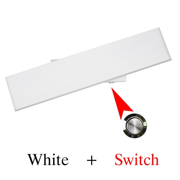 Led indoor wall lamps rotation adjustable switch modern wall sconce with switch stair wall light fixture hallway led wall sconce