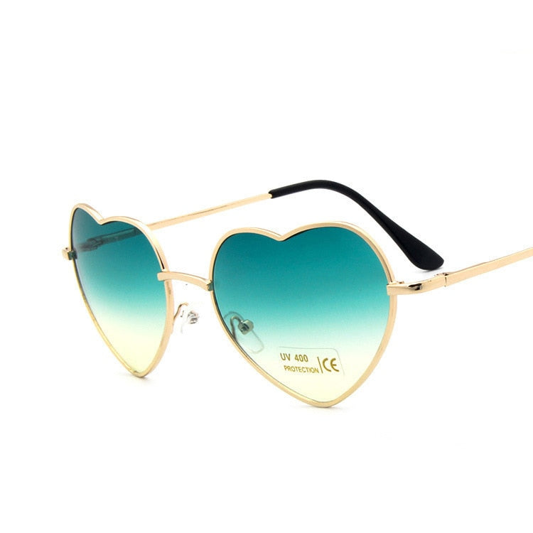 LeonLion 2023 Heart Sunglasses Women Retro Sunglasses Women Luxury Brand Sun Glasses Women Mirror Vintage Oculos De Sol Feminino