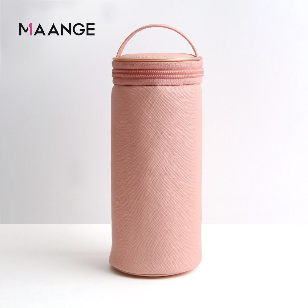 PU Leather Travel Makeup Brushes Pen Holder Storage Empty Holder Women Cosmetic Brush Bag Brushes Organizer Make Up Tools New