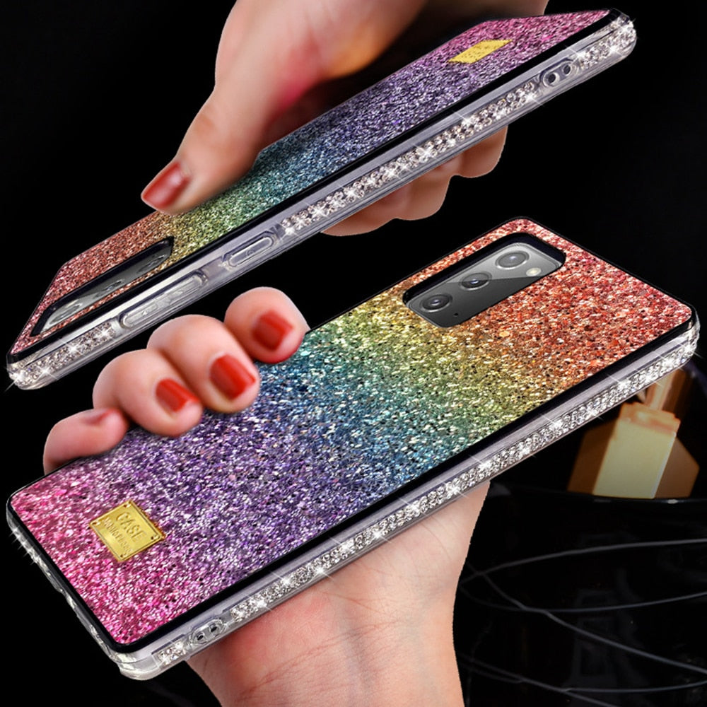 Luxury Cute Phone Case For Motorola MOTO G8 Power Lite G Pro Stylus 2021 Fast MOTO G9 Power Play Plus Bling Glitter Cover Case