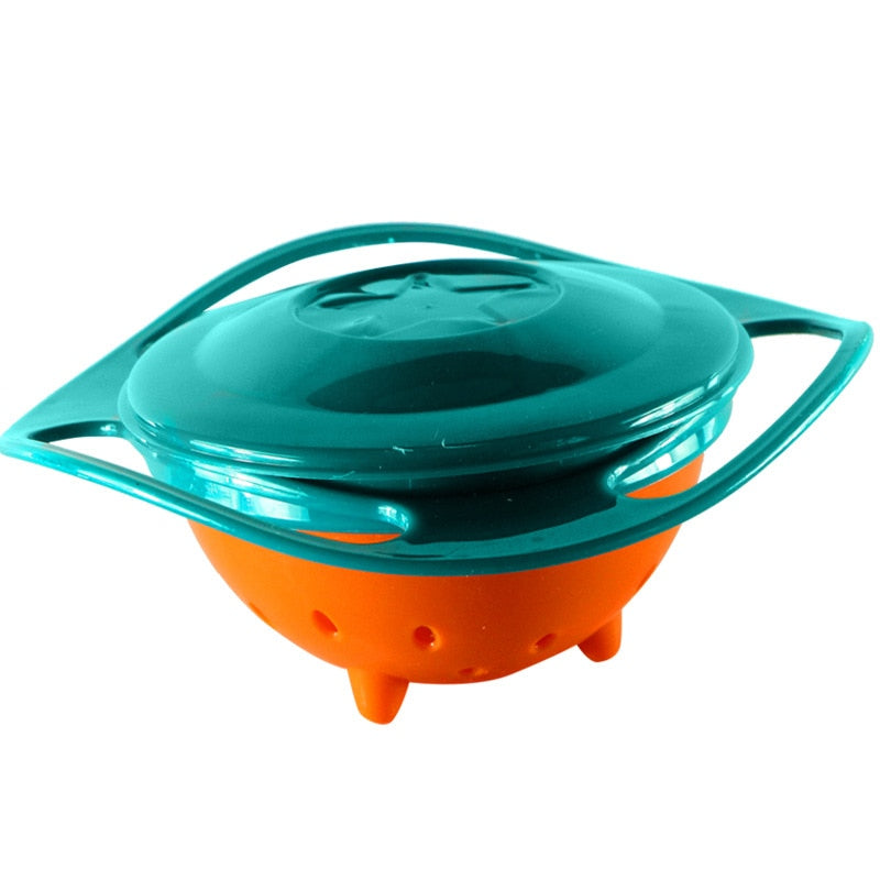 Newborn Baby Magic Bowl Rotary Balance 360 Rotate Spill-Proof Infants Toddler Kids Training Feeding Bowl Practice Tool no spill