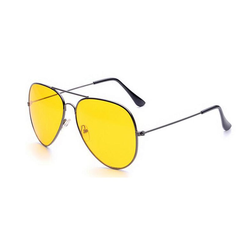 HAPTRON Fashion Oversized candy color sunglasses Women Men Brand Designer Clear Glasses Ocean Color Sun Glasses yellow/pink lens