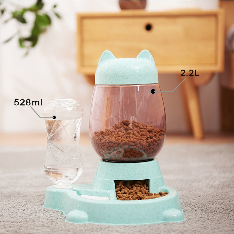 4 Style Pet Cat Bowl Dog for Cats Feeder Bowls Kitten Automatic Drinking Fountain 1.5L Capacity Puppy Feeding Waterer Products