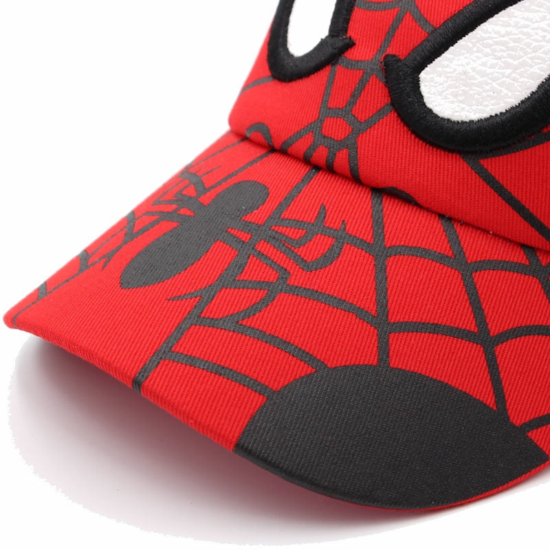 Anime Spider Kids Cap Cartoon baby Embroidery Man Cotton Children's Baseball Caps for Boy Girl Hip Hop Hat Snapback summer cap