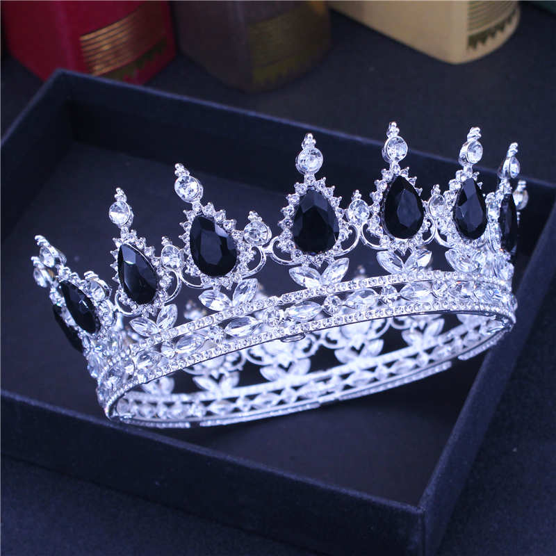 Crystal Queen King Tiaras and Crowns Bridal Diadem For Bride Women Headpiece Hair Ornaments Wedding Head Jewelry Accessories