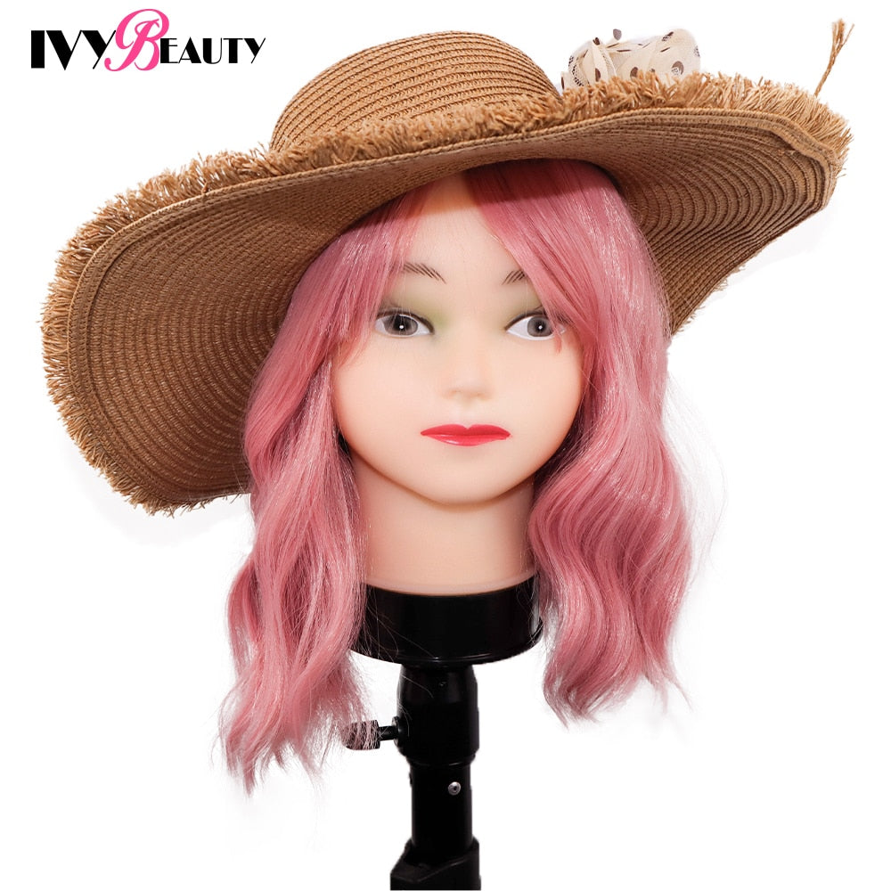 Hot Selling Female Mannequin Head With Wig Stand Clamp For Makeup Practice Cosmetology Manikin Head For Wig Hat Display 51Cm